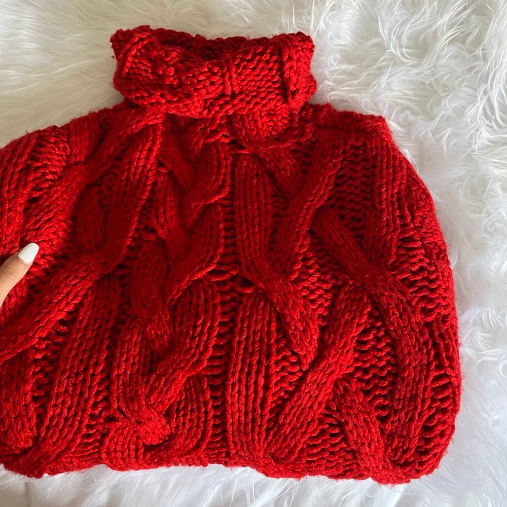 Zara Oversized Chunky Knit Sweater
